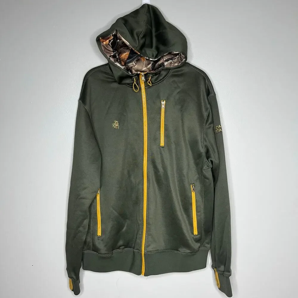 Legendary Whitetails Men's Doubletime‎ Performance Full Zip Hoodie Sweatshirt M